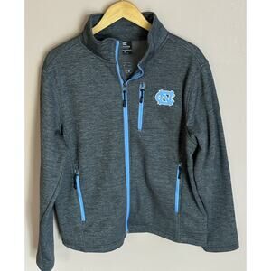 North Carolina Tar Heels Pullover Men’s Gray Colosseum 1/4 Zip Jacket Medium